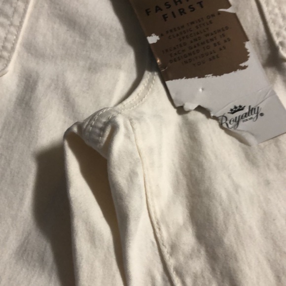 🌻Royalty Mid Rise 8 Beige Jean - Picture 5 of 11